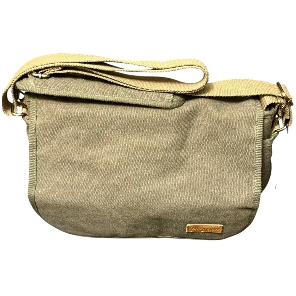 Tarion‎ RS01 Camera Messenger Bag DSLR Shoulder Padded Green Canvas NWT